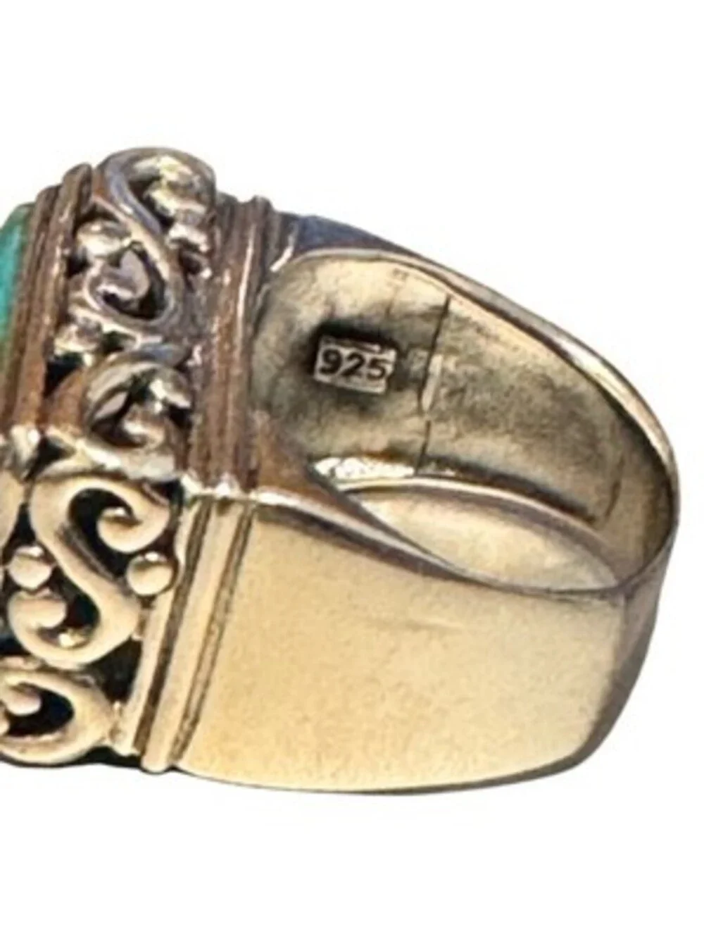 Sterling Silver Turquoise Native American Ring .925